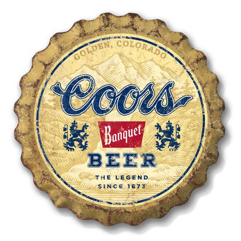 Desperate Enterprises - Wholesale Sign - Coors Banquet Weathered
