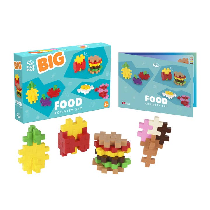 BIG - Set activité 50 Pcs - Foodies - PLUS PLUS pour la vente par Kontiki