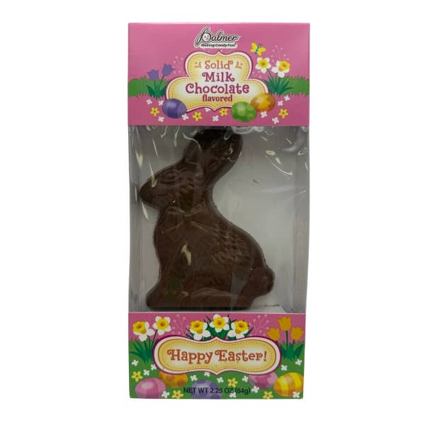 Palmer Milk Chocolate Flavored Rabbit 2.25oz, 24ct for wholesale by Grandpa Joe's Candy Shop