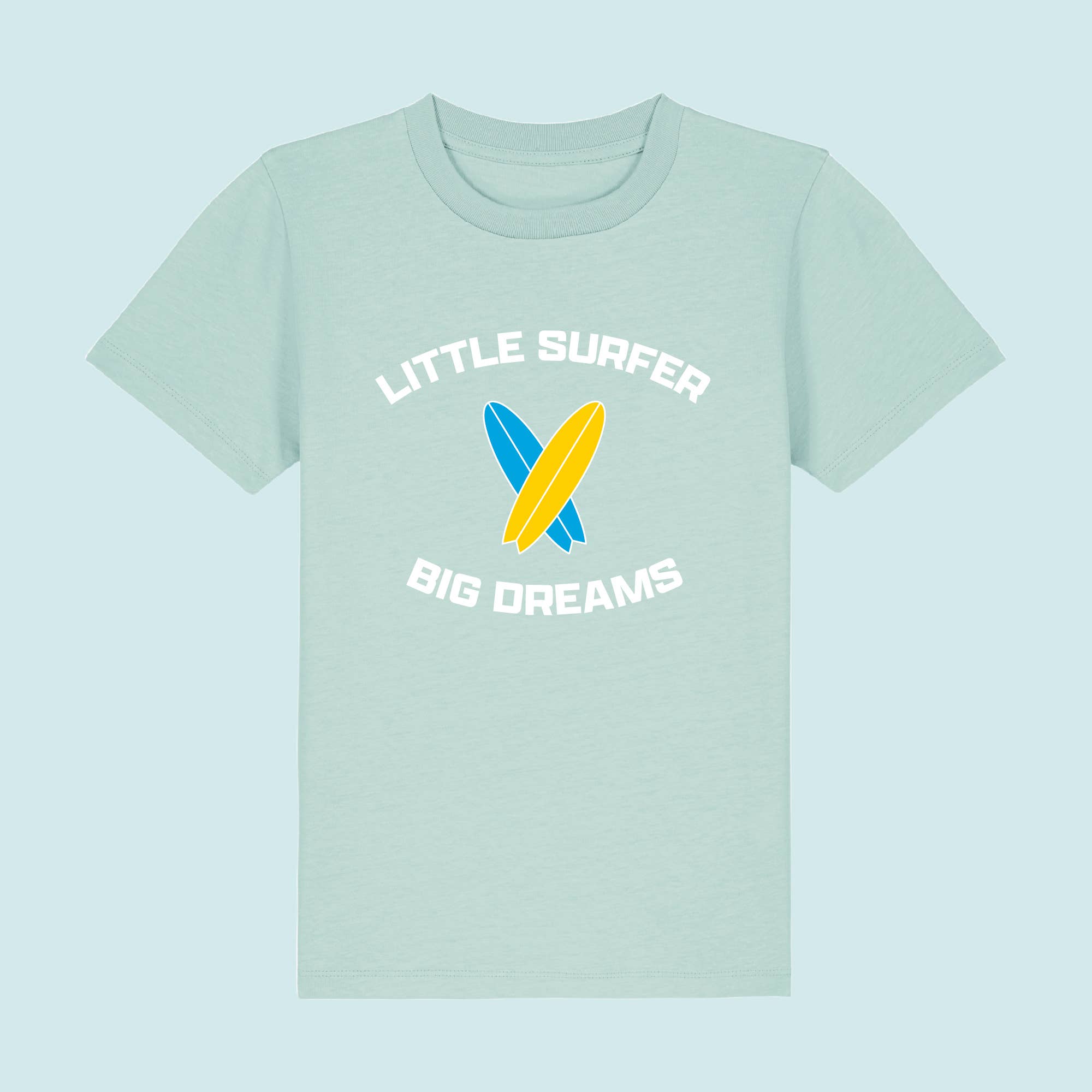 Lovetree Design - Wholesale Screen Printed T-Shirt - Kids - Little Surfer Kids T Shirt | Organic T Shirt 0