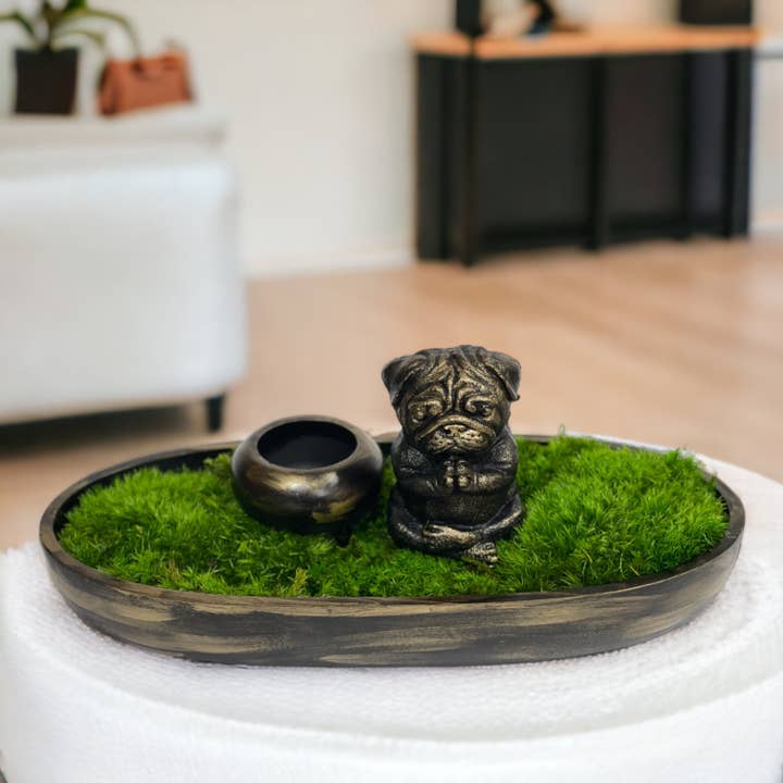 Planters Made in the USA - Wholesale Decorative Tabletop Object - Moss Table Centerpiece Decor Preserved Plant, Forever Green8