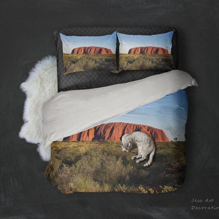 3D Offenes Land Rock Bettbezug-Set Bettwäsche-Set Kissenbezüge 147 für den Großhandel von Jess Art Decoration