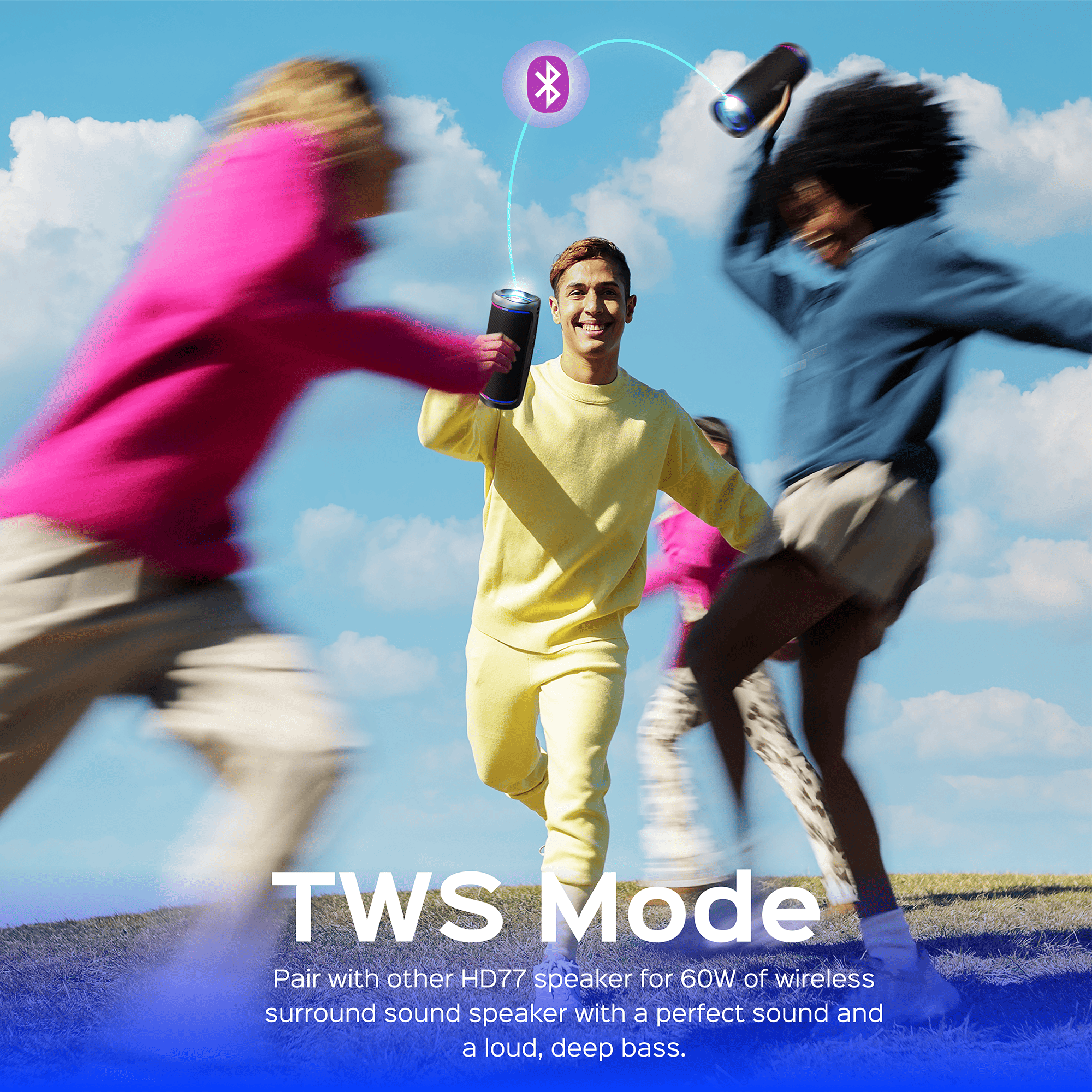 Productech – wholesale Högtalare – TREBLAB HD77 - Bärbar Bluetooth-högtalare (2 artiklar)7