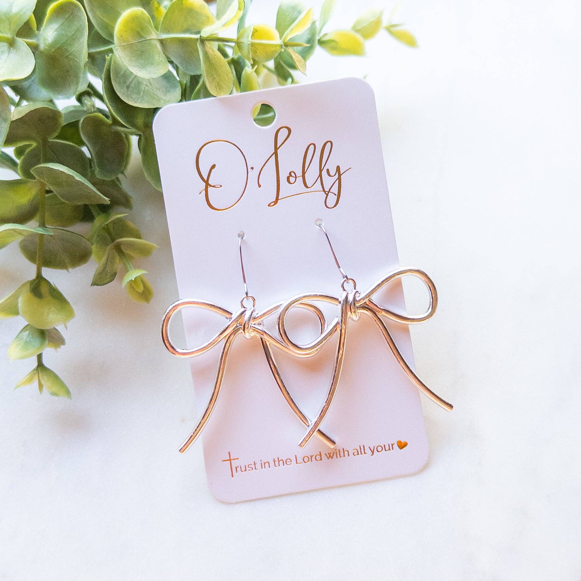 O’Lolly Jewelry - Wholesale Dangle Earrings - Simple Silver Style 61