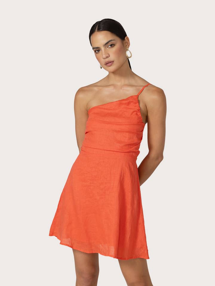 Poppy Mini Linen Dress in Salsa and other Purchase Wholesale salsa jeans. Free Returns & Net 60 Terms on Faire trending on Faire.