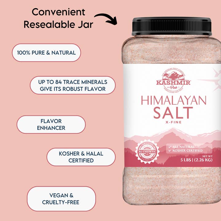 Los Angeles Salt Company - Wholesale Salt - Himalayan Salt - X-Fine (5 lb)2