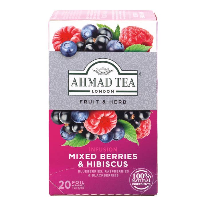Mixed Berries & Hibiscus Infusion - 20 Teabags for wholesale by Ahmad Tea