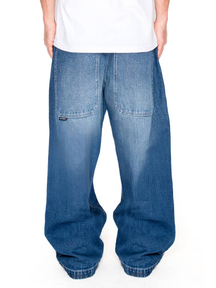 Victorious - Wholesale Jeans - Men's - DL981 Ultra Baggy Y2K Wide-Leg Denim Jeans9