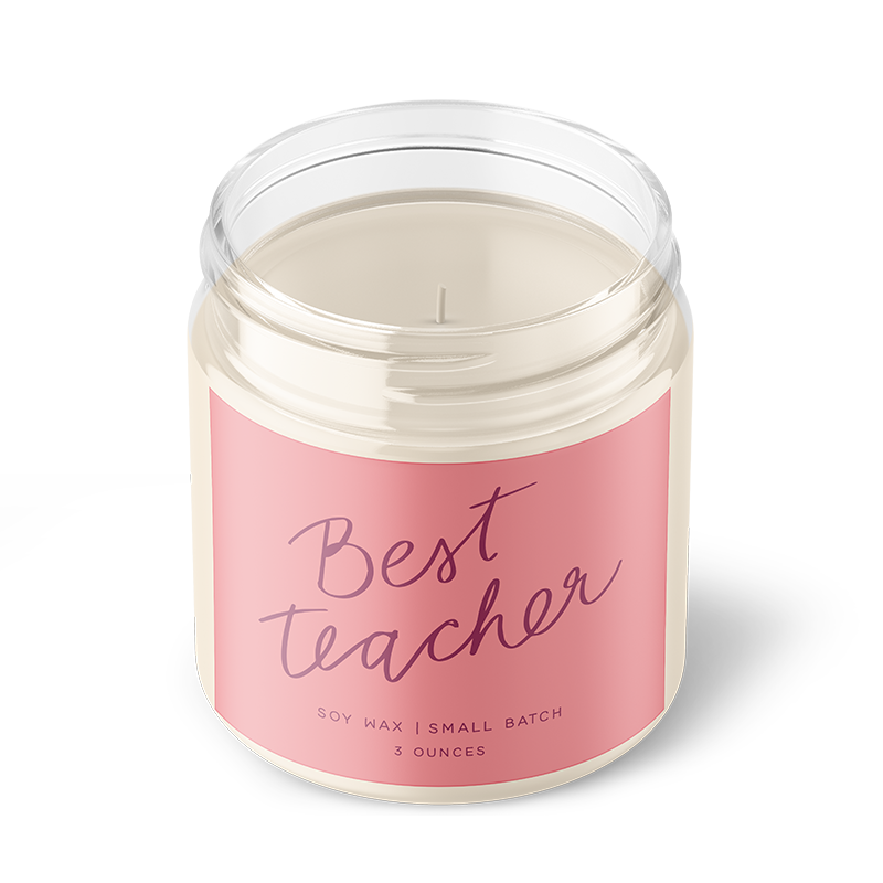 Poured Goods - Wholesale Jar/Filled Candle - Best Teacher - Candle0