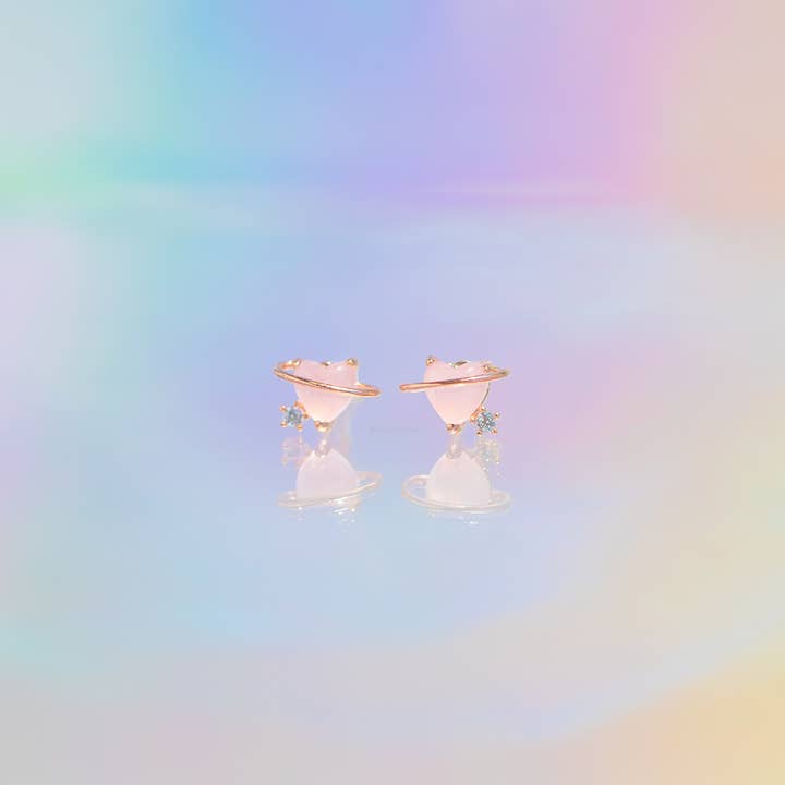 Girls Crew - Wholesale Stud/Post Earrings - Planet Love Studs