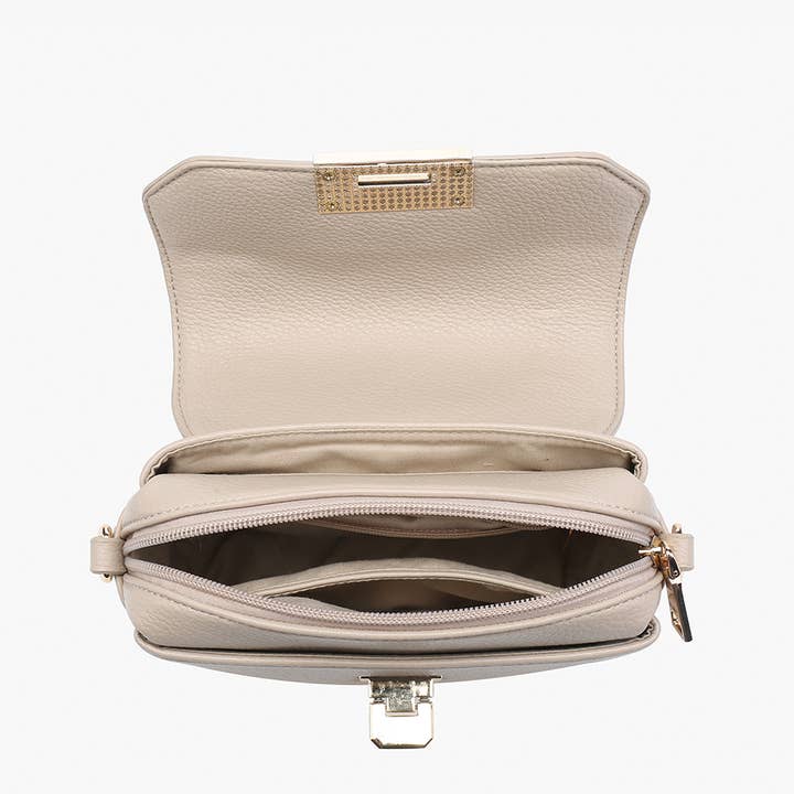 Jen & Co. - Wholesale Crossbody bag – Women's - JN2657 Casablanca Detailed Snap Crossbody5