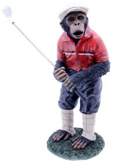 Hi-Line Gift Ltd. – wholesale Decorative figurine – Golfer Monkey