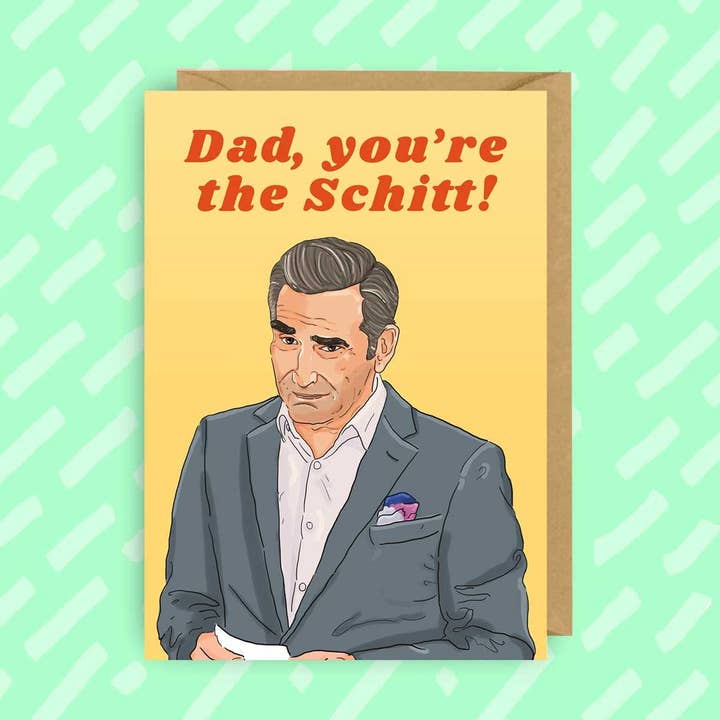 Cartão de Aniversário do Pai de Schitt's Creek, Dia do Pai de Schitt's Creek por atacado de The Queer Store