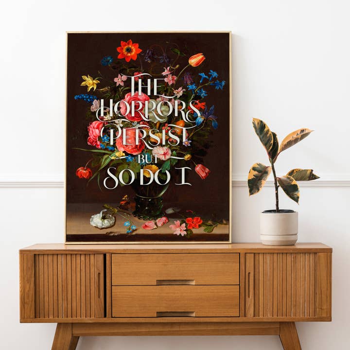 The Horrors Persist - Altered Classic Art Print for wholesale by Typeset Studio