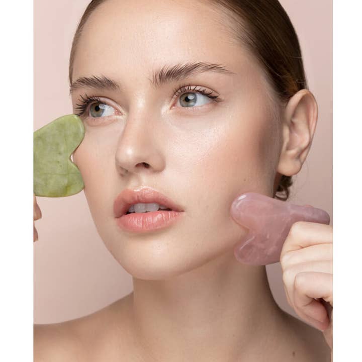 PALOMA BEAUTIES - Vendita all'ingrosso Strumenti per gua sha - Pierre Gua Sha in giada naturale PALOMA BEAUTIES0