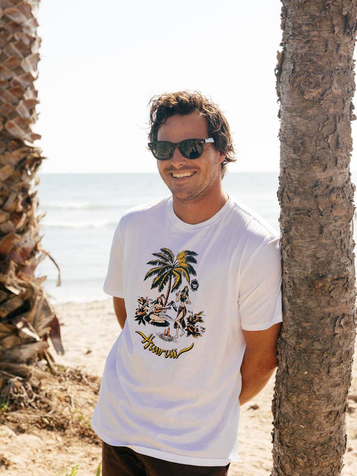 Dancing Organic PIMA Tee for wholesale by Hang Loose