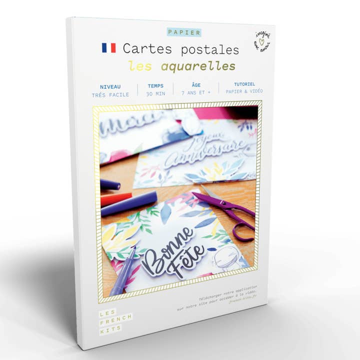 French Kits - Postales de acuarela para venta al por mayor de French Kits