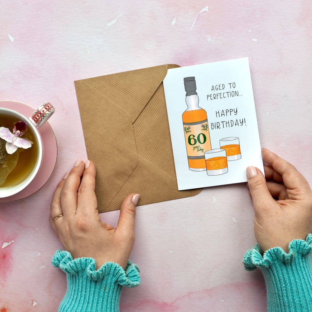 Lou Longworth – wholesale Födelsedagskort – Åldrade till perfektion Whisky Milestone Födelsedagskort8