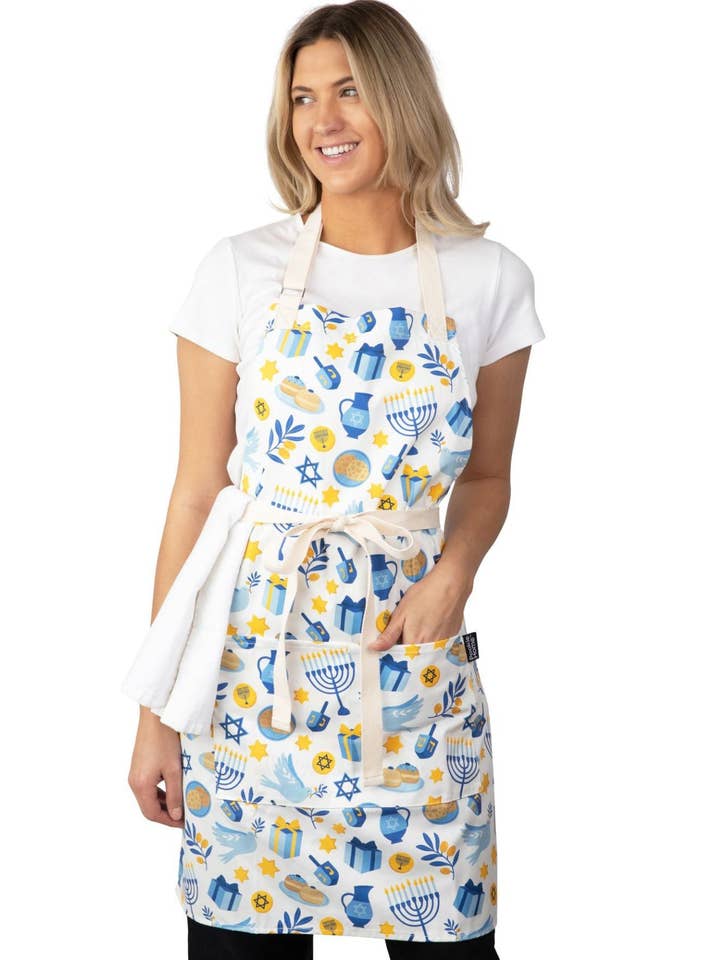 Tablier Happy Hanukkah pour la vente par Pookie Home