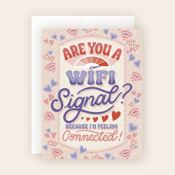 WiFi Signal Connection Card for wholesale by Molly Marie Pea