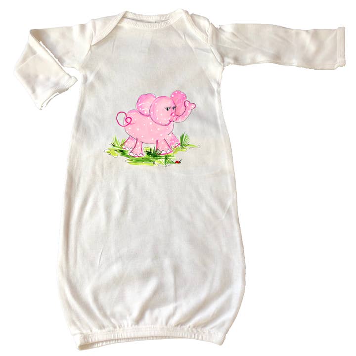Babykleid Newborn 227 Pink Elefant für den Großhandel von Designs By Beverly, LLC