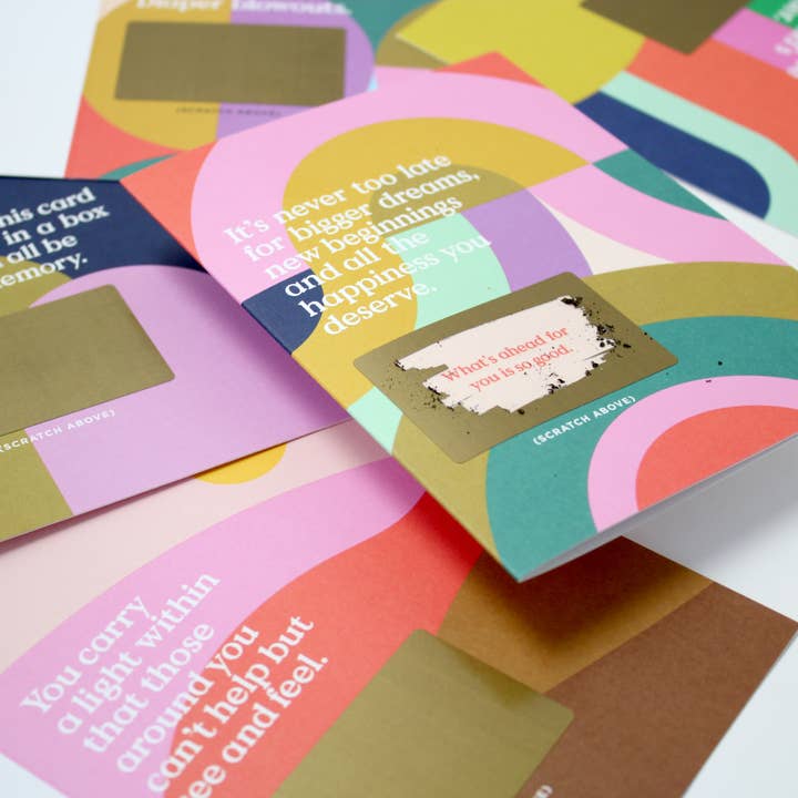 Inklings Paperie - Wholesale Encouragement Card - Scratch-off Card - Never Too Late - Encouragement8