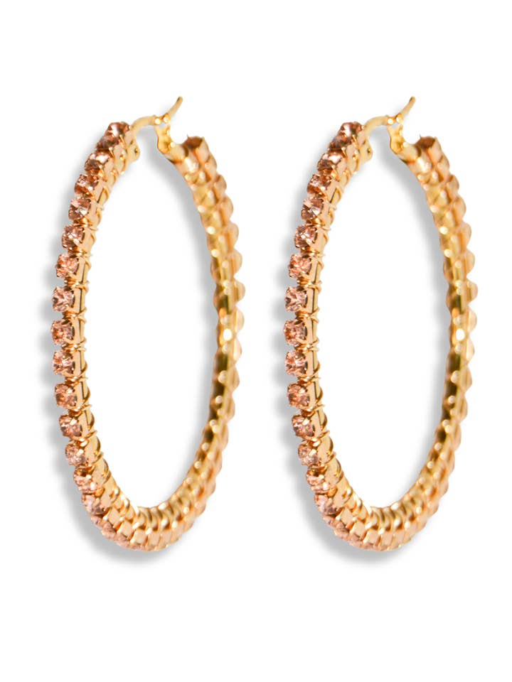 WS Ava Hoops for wholesale by Millie B Designs