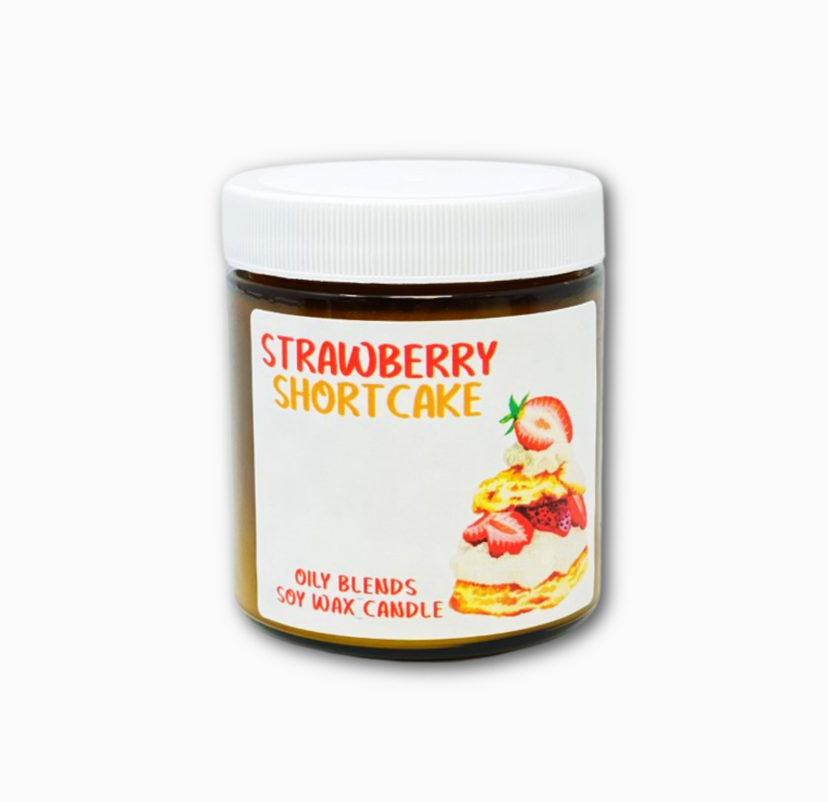 Oily Blends - Wholesale Jar/Filled Candle - Summer Small Candles - 25 Hour Burn Time Soy Wax Candles2