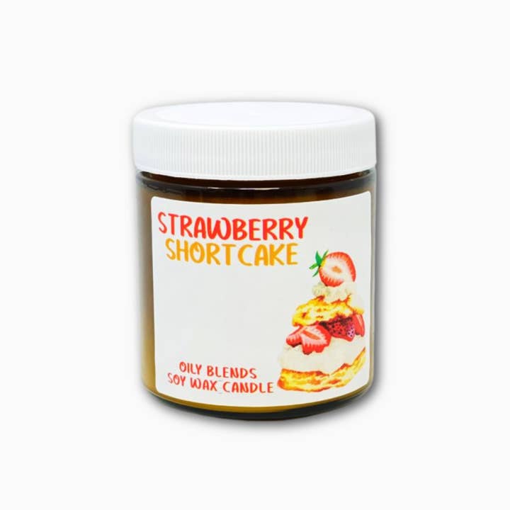 Oily Blends - Wholesale Jar/Filled Candle - Summer Small Candles - 25 Hour Burn Time Soy Wax Candles2