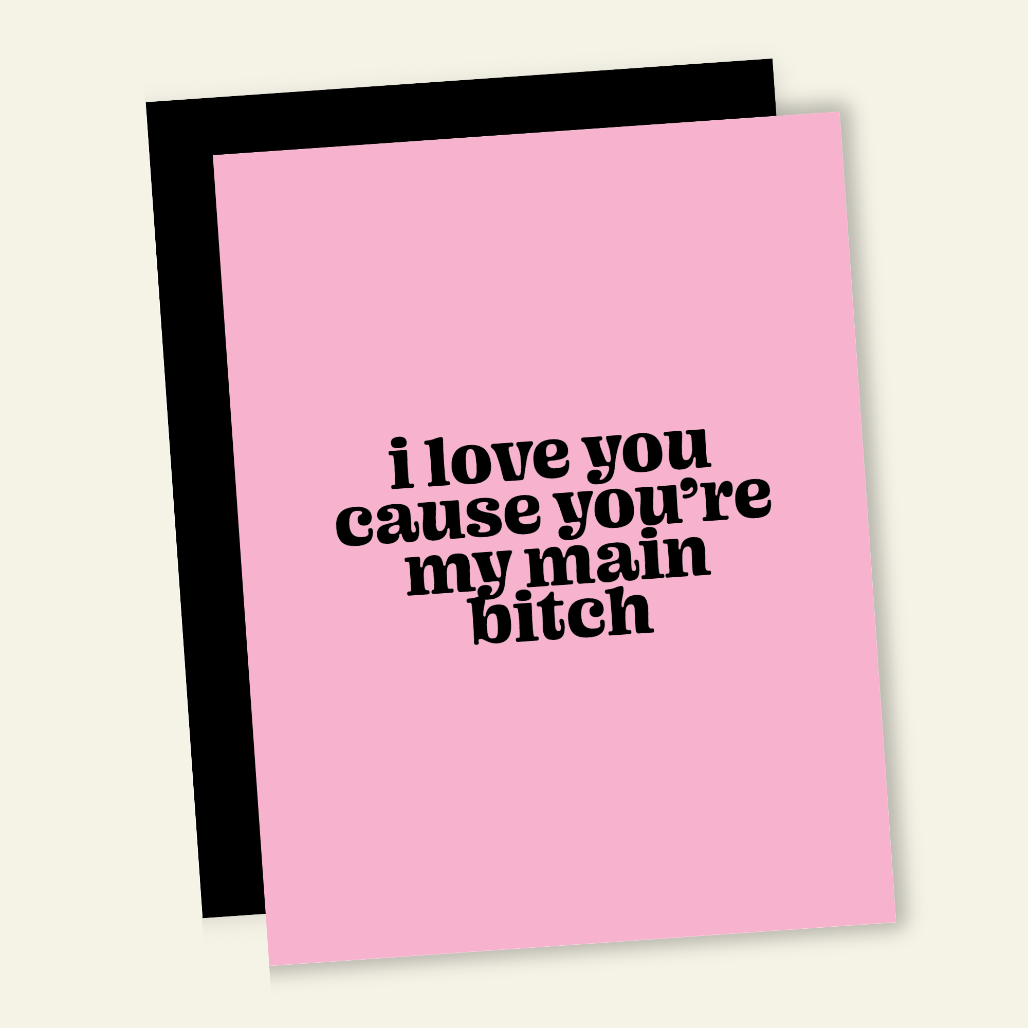 That’s So Andrew - Wholesale Valentine's Day Card - Love My Main Bitch | Snarky Valentine's Love Card0