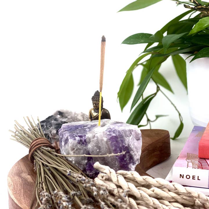 Rock Paradise - Wholesale Incense Holder - Rough Stone Crystal Incense Burner - Incense Holder