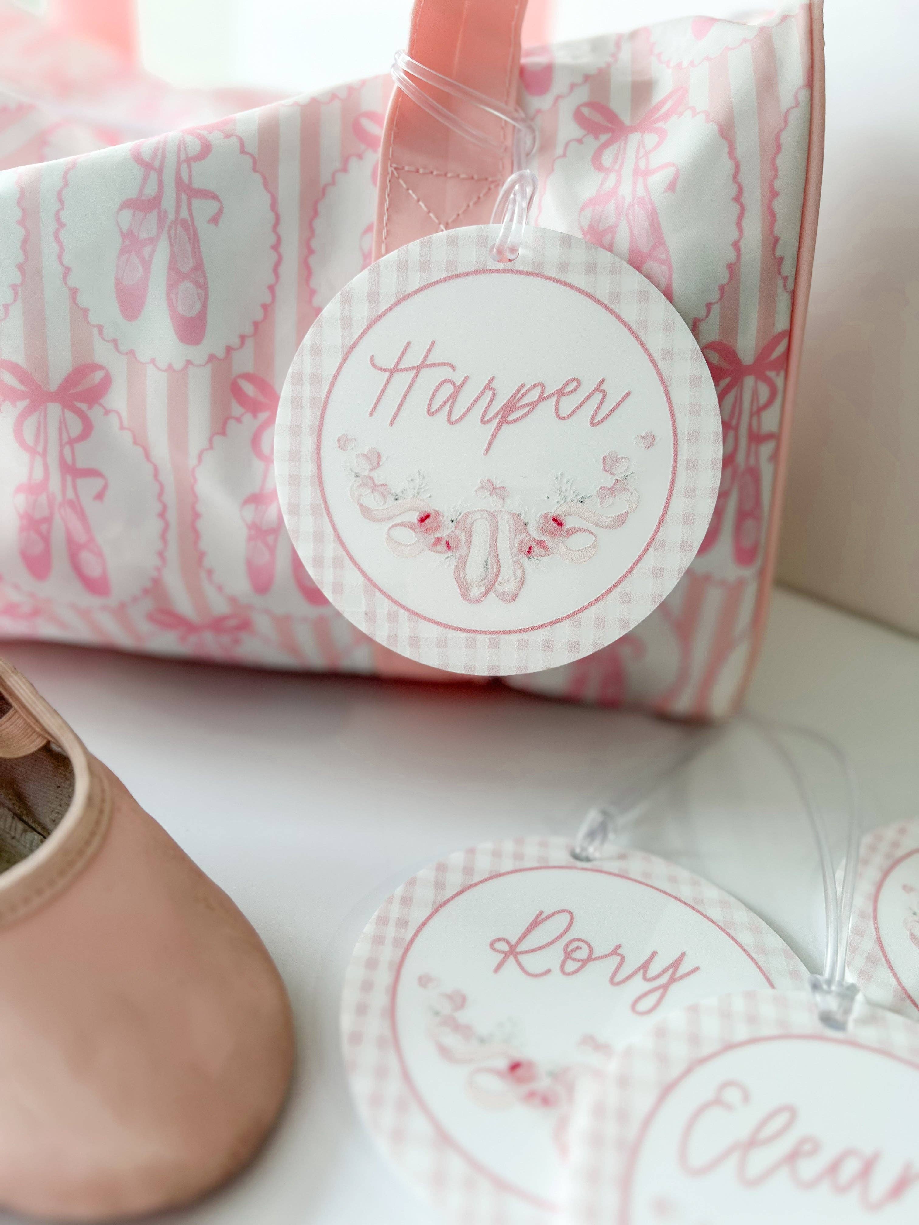 Simply Adoorable Designs – wholesale Gift tag – Ballet Dance Bag Tag for Girls2