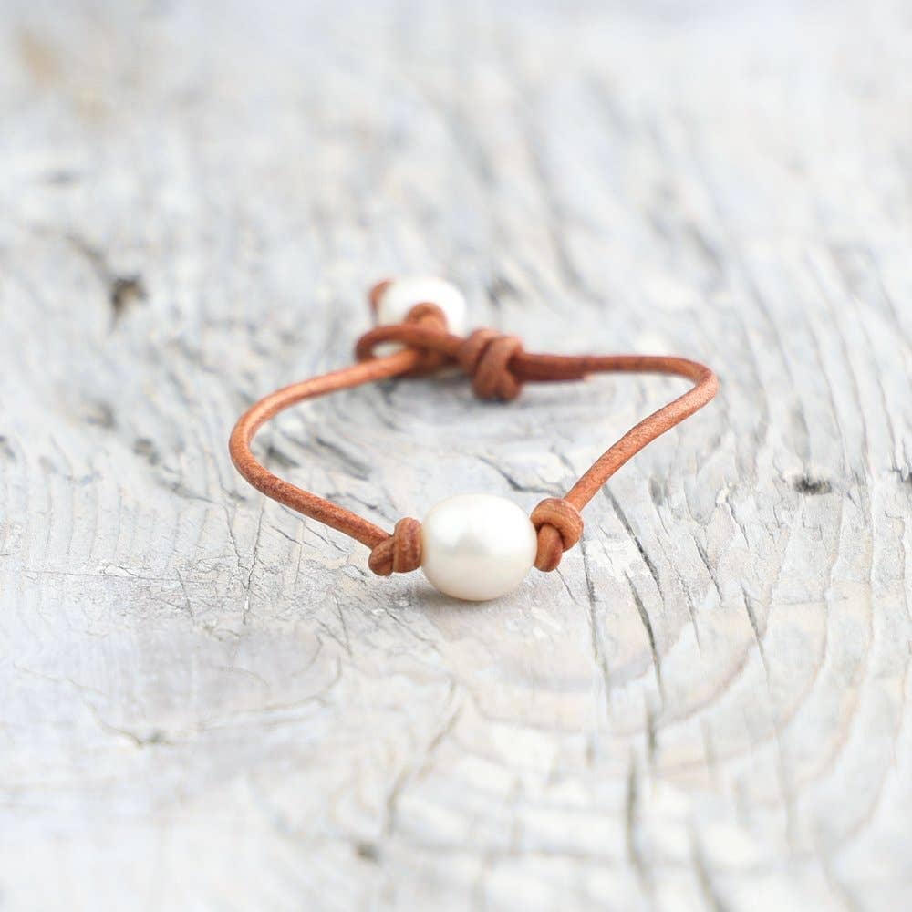 Cape Cod Chokers - Vente Bracelets à breloques/pendentifs - Bracelet en cuir perlé classique5