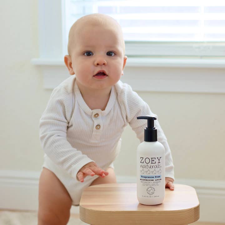 Zoey Naturals - Vente Crème/lotion pour le corps – bébé - Lotion Hydratante Sans Parfum - 9,65 oz3