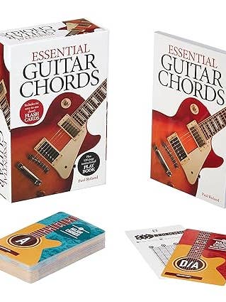 Essential Guitarr ackordbok & kortlek för wholesale av Texas Bookman
