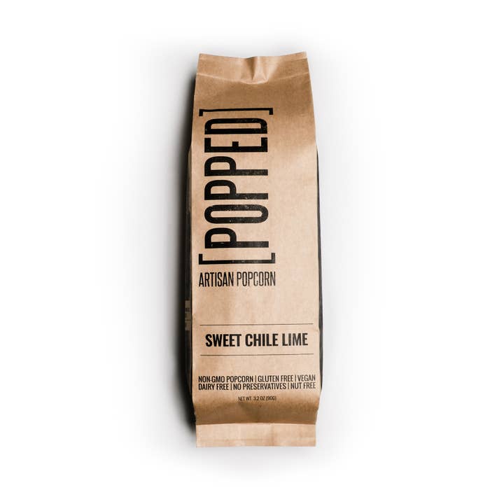 POPPED Artisan Popcorn - Wholesale Popcorn - Sweet Chile Lime Artisan Popcorn
