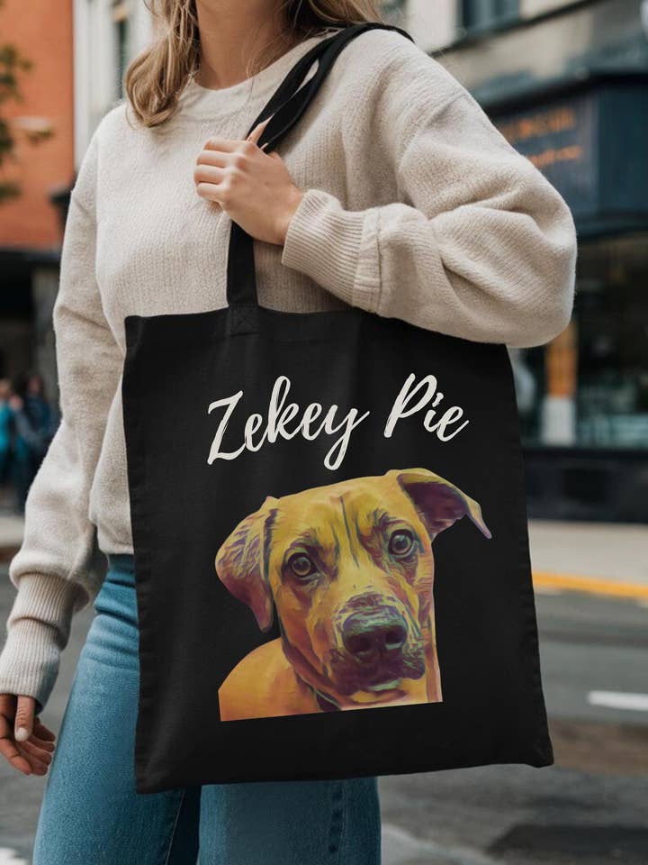 Eco-Friendly Custom Pet Canvas Tote Bag for Shopping for wholesale by 240 Spirit Press