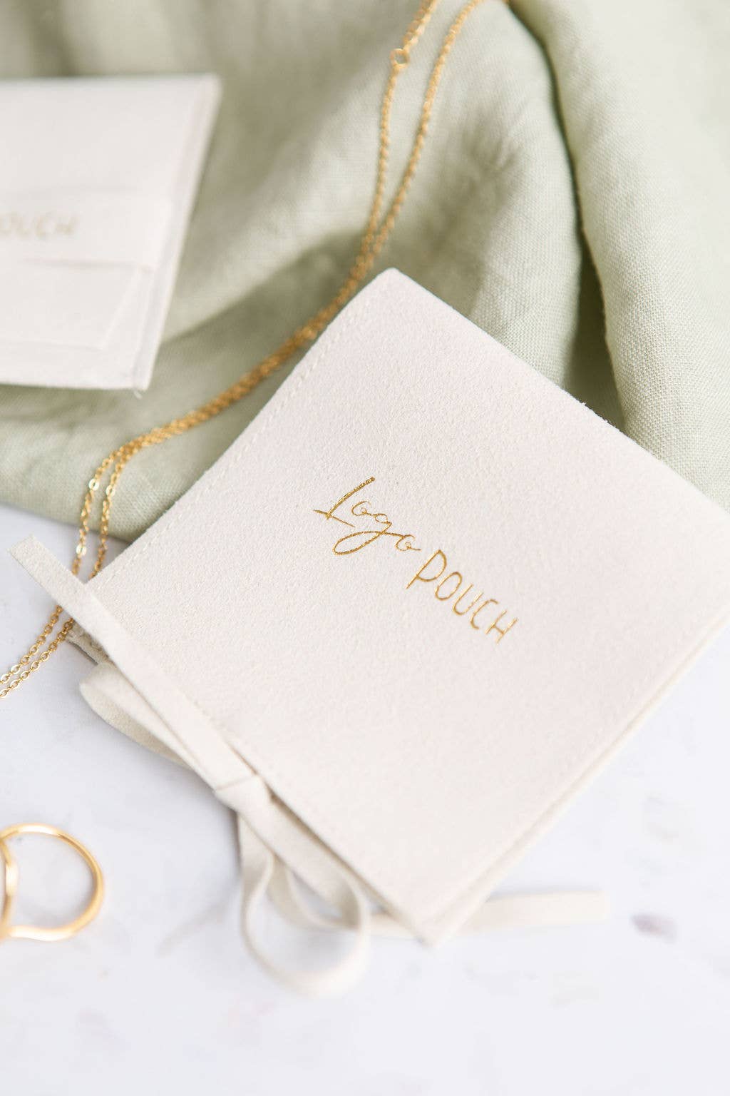 Logo Pouch - Wholesale Gift bag - CHLOE 200pcs - Bestseller Square Jewellery Pouches2