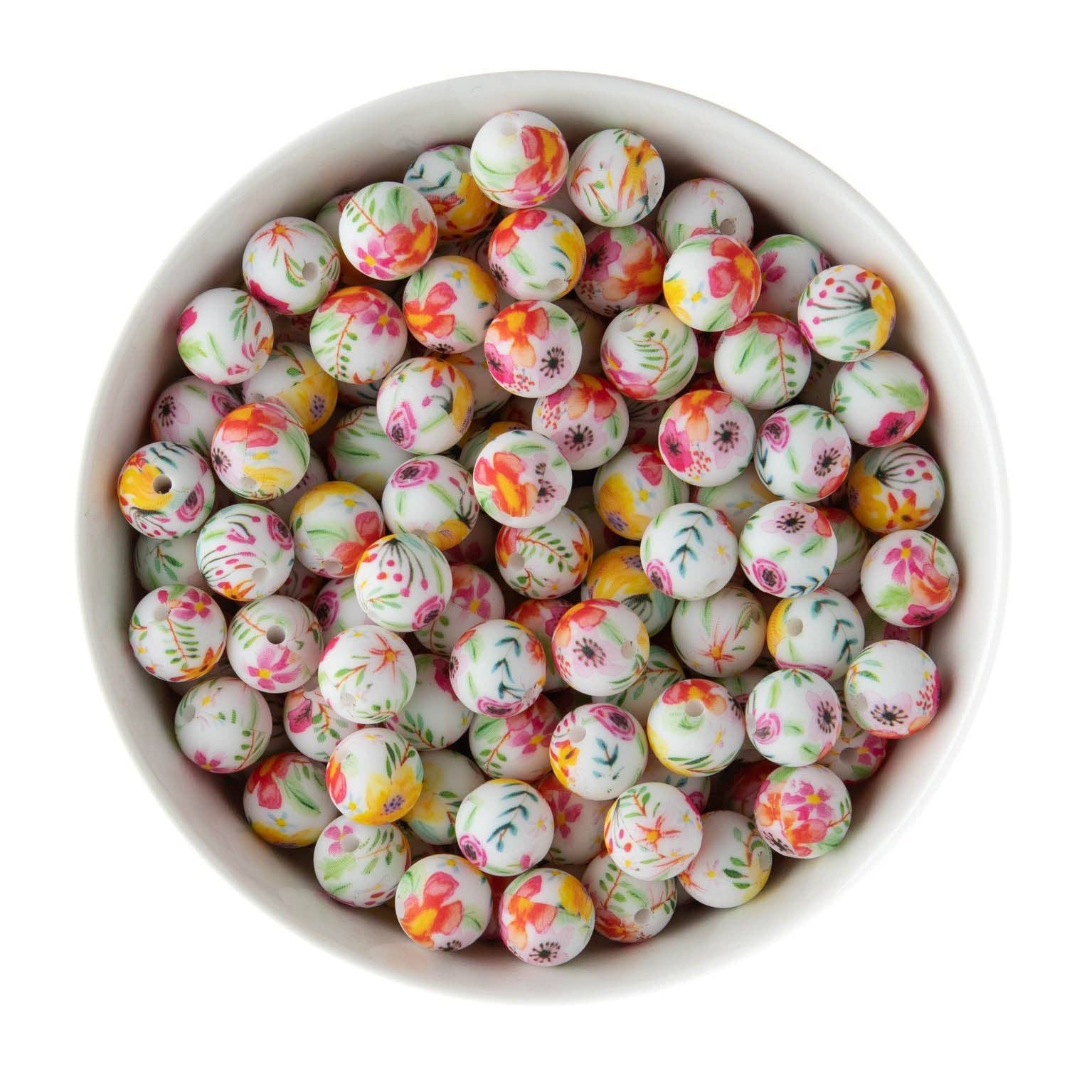 Cara & Co Silicone Craft Supply - Wholesale Craft Supplies - Standard Silicone Print Beads60