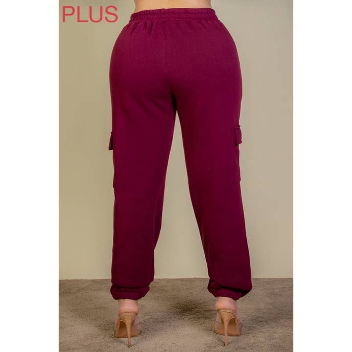 Timeless - Wholesale Athletic Sweatpants/Joggers - Women's - PLUS Cargo Jogger Sweatpants12