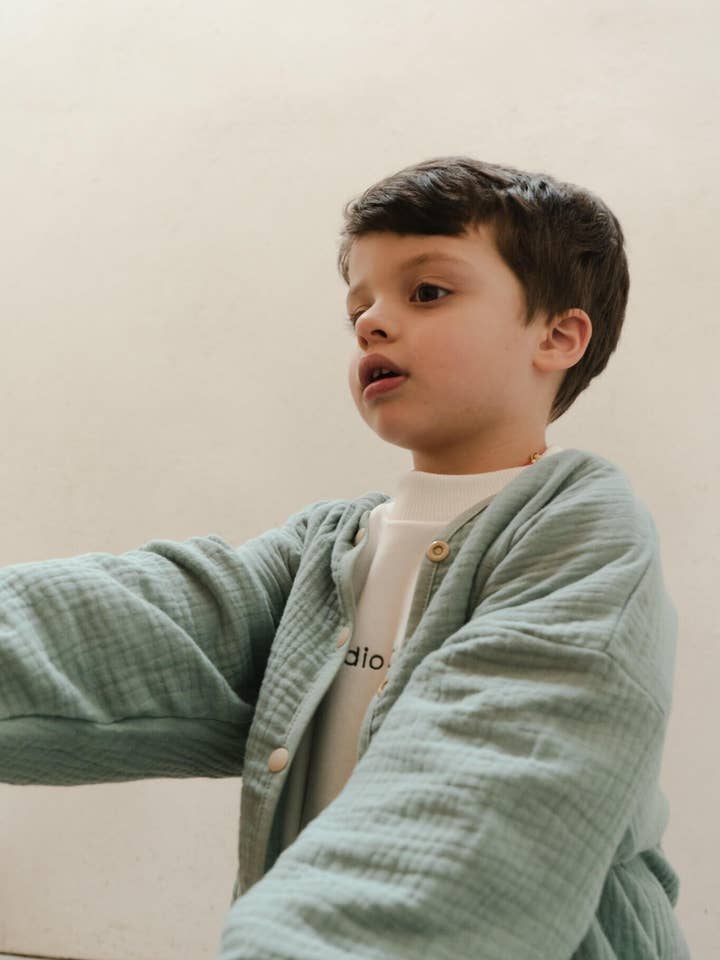 Sage Green Moon Jacket for wholesale by Studio Clay