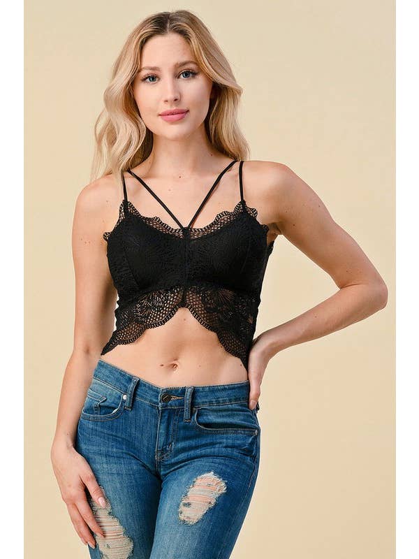 MIO WHOLESALE - Wholesale Bralette - Women's - LB-32 LACE BRALETTE