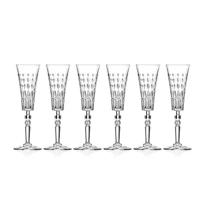 Barski - Wholesale Champagne Flute - Marilyn Champagne Flute, 5.75 oz. Set of 6