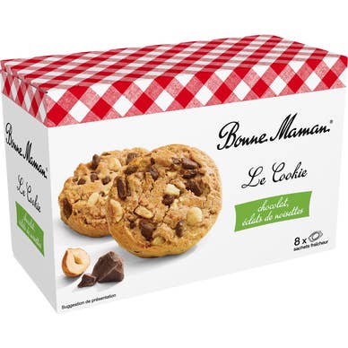 Bonne Maman Chocolate hazelnut cookies  225g for wholesale by Amuse Bouche