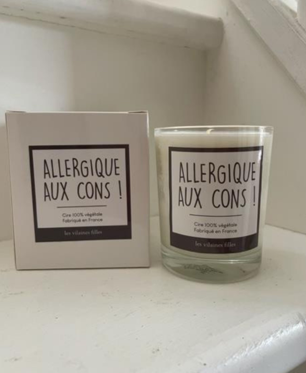 Les Vilaines Filles - Wholesale Jar/Filled Candle - Scented candle "Allergic to Jerks"1