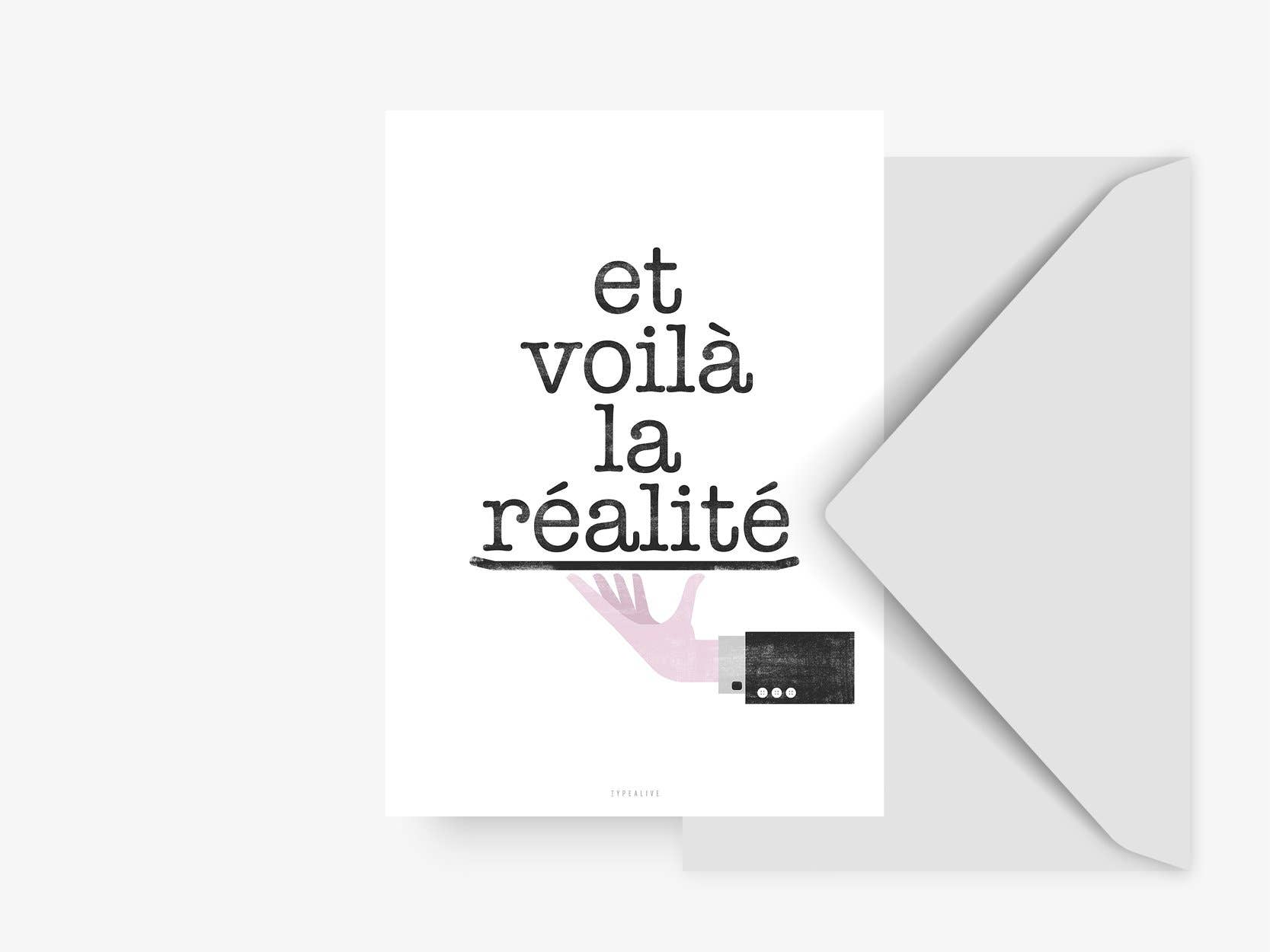 typealive - Wholesale Postcard - Postcard/Réalité No. 10