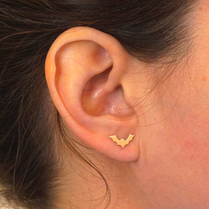Bat Stud Earrings H002 for wholesale by Virginia Wynne Designs