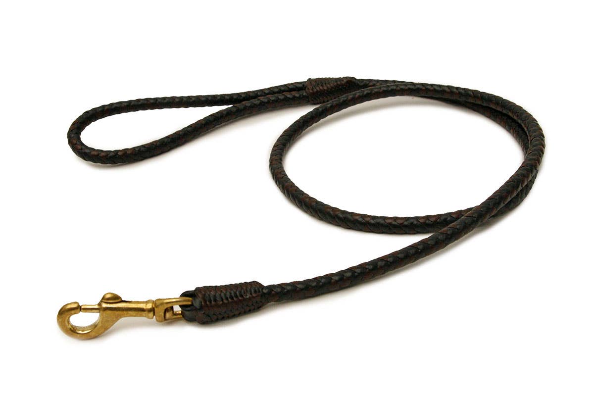 Alvalley - Wholesale Pet Leash - Dog - Braided Leather Snap Leads56