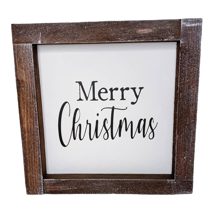 Merry Christmas Faith Frame for wholesale by Joshua Jar