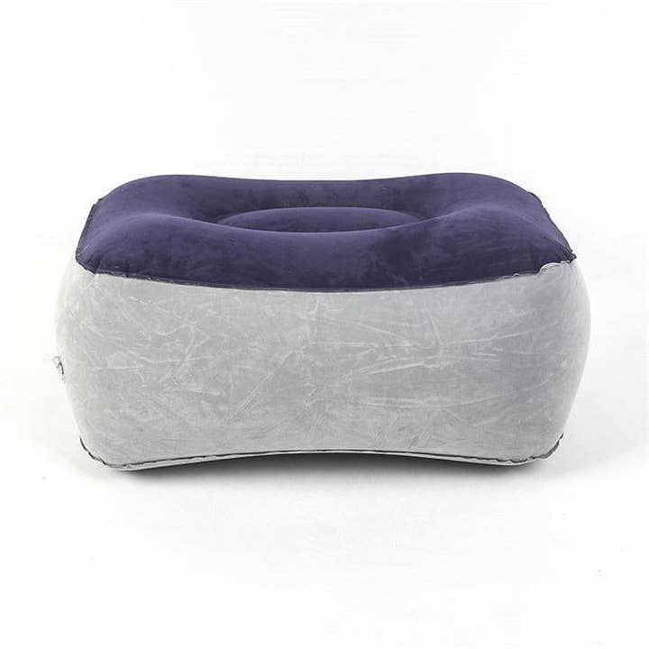 VIGOR – wholesale Lumbar pillow – Travel Soft Flocking Adults Inflatable Foot Rest Pillow(10 P21